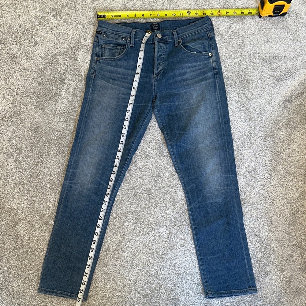 Citizens Of Humanity Dark Blue Slim Boyfriend Jeans